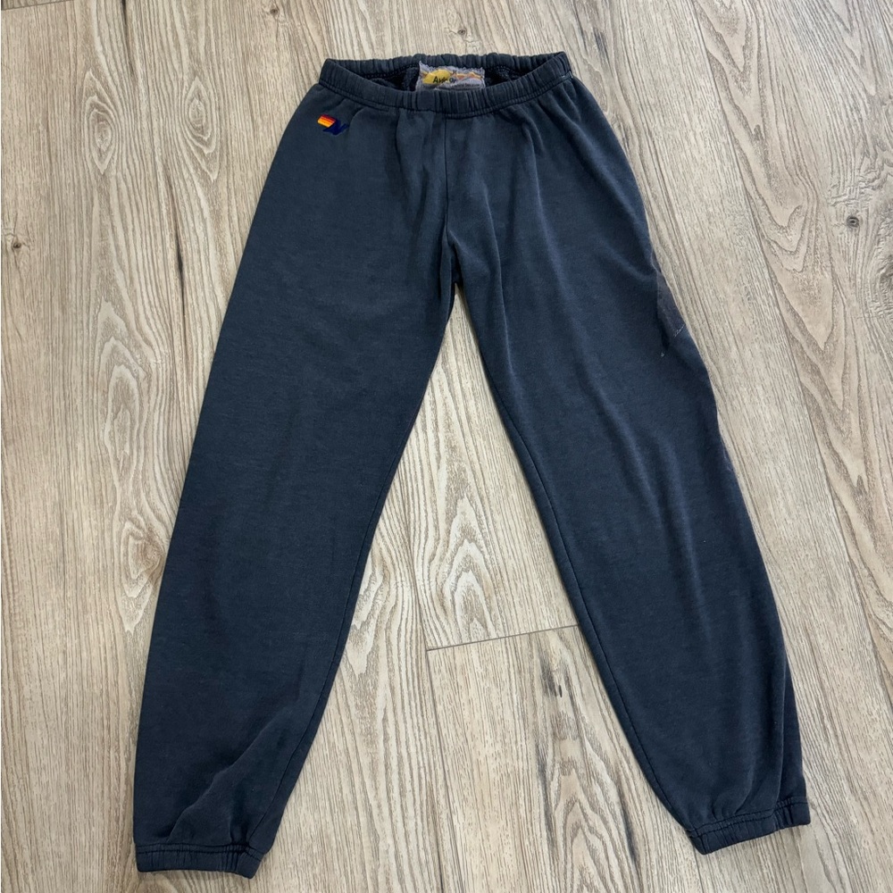 Aviator Nation bolt dark grey sweatpants Size Medium